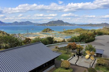 Hakatajima had a thriving salt industry, and you can see the old salt pans from the castle tower