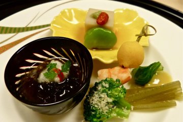 All the dishes were beautifully arranged