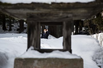 If you find temple photos repetitive, use the surroundings to frame the photo and wait for the right moment