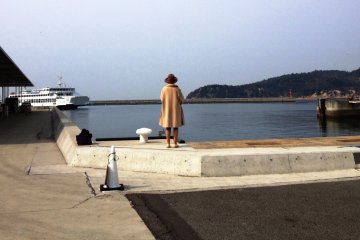 Take the slow boat to Takamatsu, from which there are connections to the islands of Setonaikai