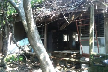 Genkan (entrance) of a house