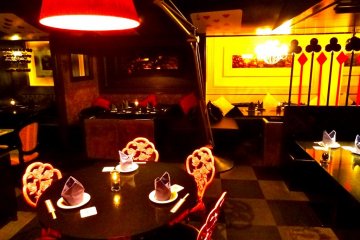 More unique seating options in the café