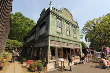 The shops are not only restored from the outside, but also from the inside; it feels like traveling back in time