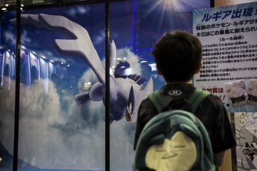 A child admiring his favorite Pokemon