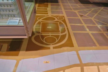 Floor of Yokohama Archives Exhibit Area
