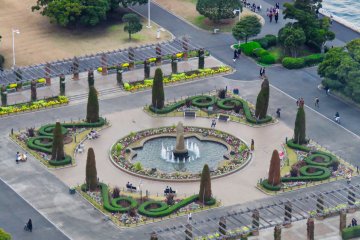 Yamashita Park view from Marine Tower