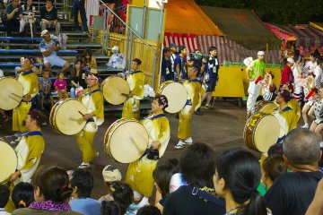 Musicians at the Awa Odori
