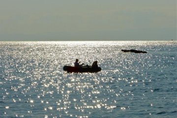 Romantic boating