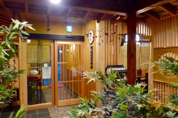 Entrance of the restaurant