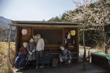 Almost 400 scarecrows, including Donald Trump, line Nagoro