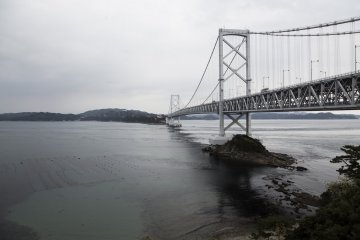 Onaruto bridge in the distance