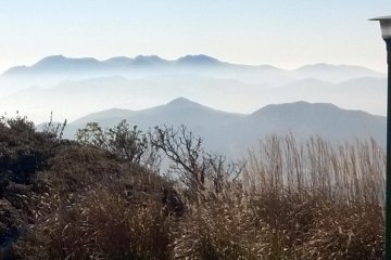 A view from the top of Mount Tsurumi