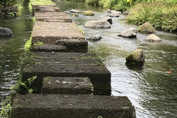 Genbe River and stepping stones