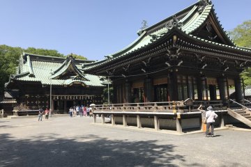 Magnificent architecture of Mishima Taisha Shrine