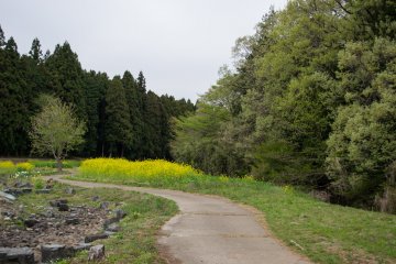 The area around the village can be easily explored on foot