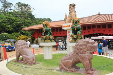 The Shisa Dogs of Okinawa World