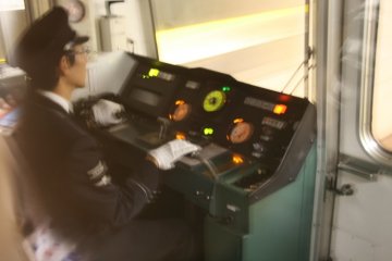 KC Jones at the wheel