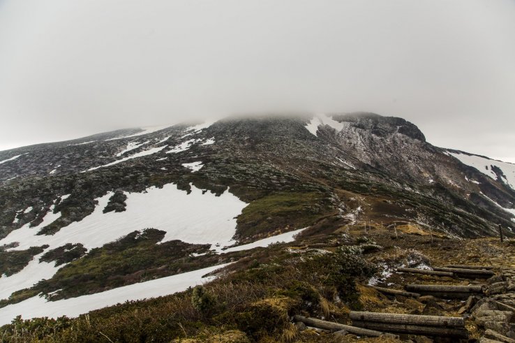 The hike across Mt. Zao is tough in the snow, but the view of Okama crater will be more than rewarding