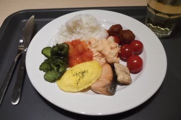 My first sally at the breakfast buffet