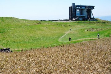 Ropeway building at the summit