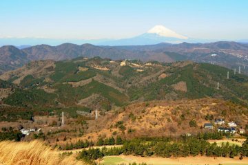 View of Mt. Fuji from the top of Mt. Omuro