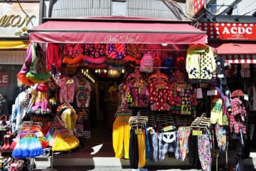 Blinded by colour in Takeshita Dori