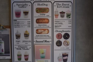 Some of the delicious menu items on offer