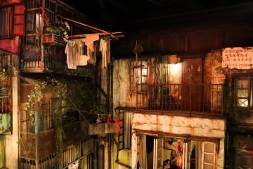 An imitation of how the apartments would like in the original.