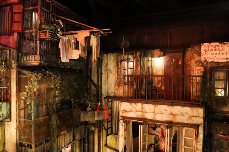 An imitation of how the apartments would like in the original.