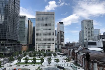The view from the Roof Garden of Kitte