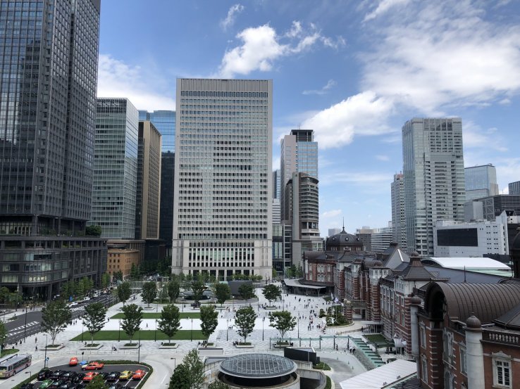 The view from the Roof Garden of Kitte