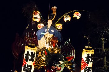Float number 3, The Turtle and Urashima Taro (folk tale characters)