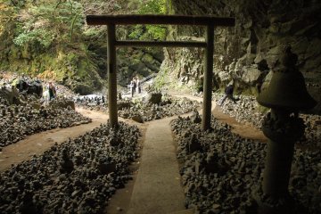 Inside the cave