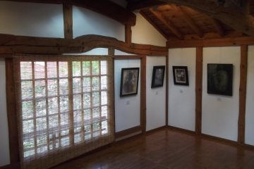 Art on display in Takahashi's house