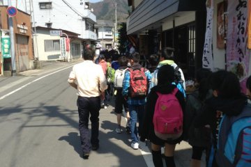 I happen to visit with a school group. We were often greeted by the friendly numerous shop and restaurant staff. The streets leading to the entrance is a great place to recharge before your big hike!