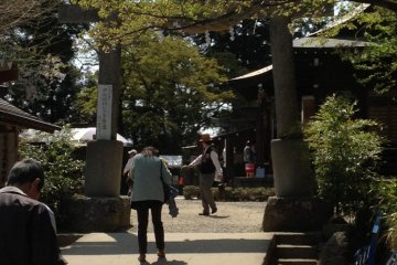 Pay a few hundred yen admission and you are allowed to pass through the gate into an ancient world.