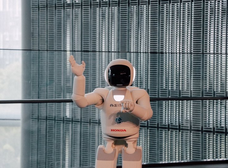 ASIMO gives a demonstration which includes singing!