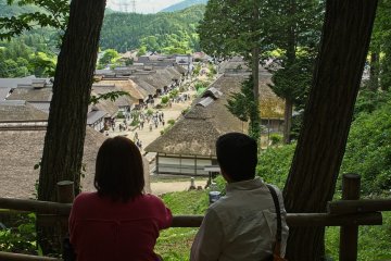 The view from the hill.
