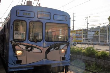 The train was designed by Leiji Matsumoto, in the manga Galaxy Express 999