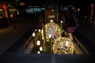 View from inside the square