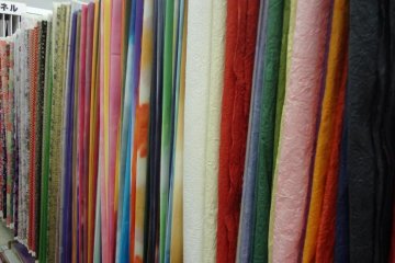 More lovely traditional washi paper on the 4th floor.