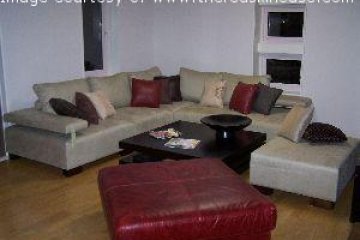 Relax on the main floor lounge after a long day