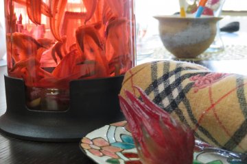 Hibiscus tea is medicine in Okinawa