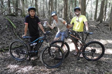 Cool mountain biking adventures on forest trails