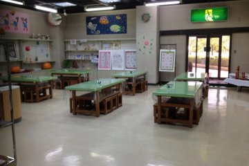 The clay room in the activity zone