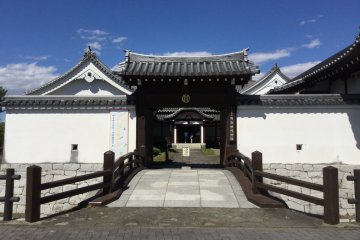 The entrance to the castle museum 