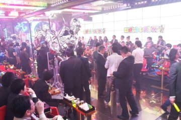 Mingle with the robots during intermission
