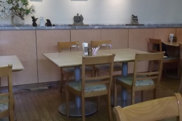In the restaurant