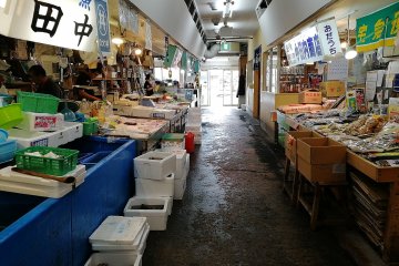 Inside the fish market