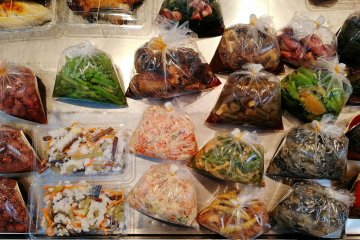 Steamed and grilled vegetables